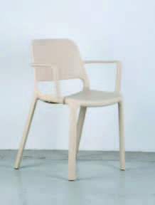 Modello 600 sedia operativa con braccioli